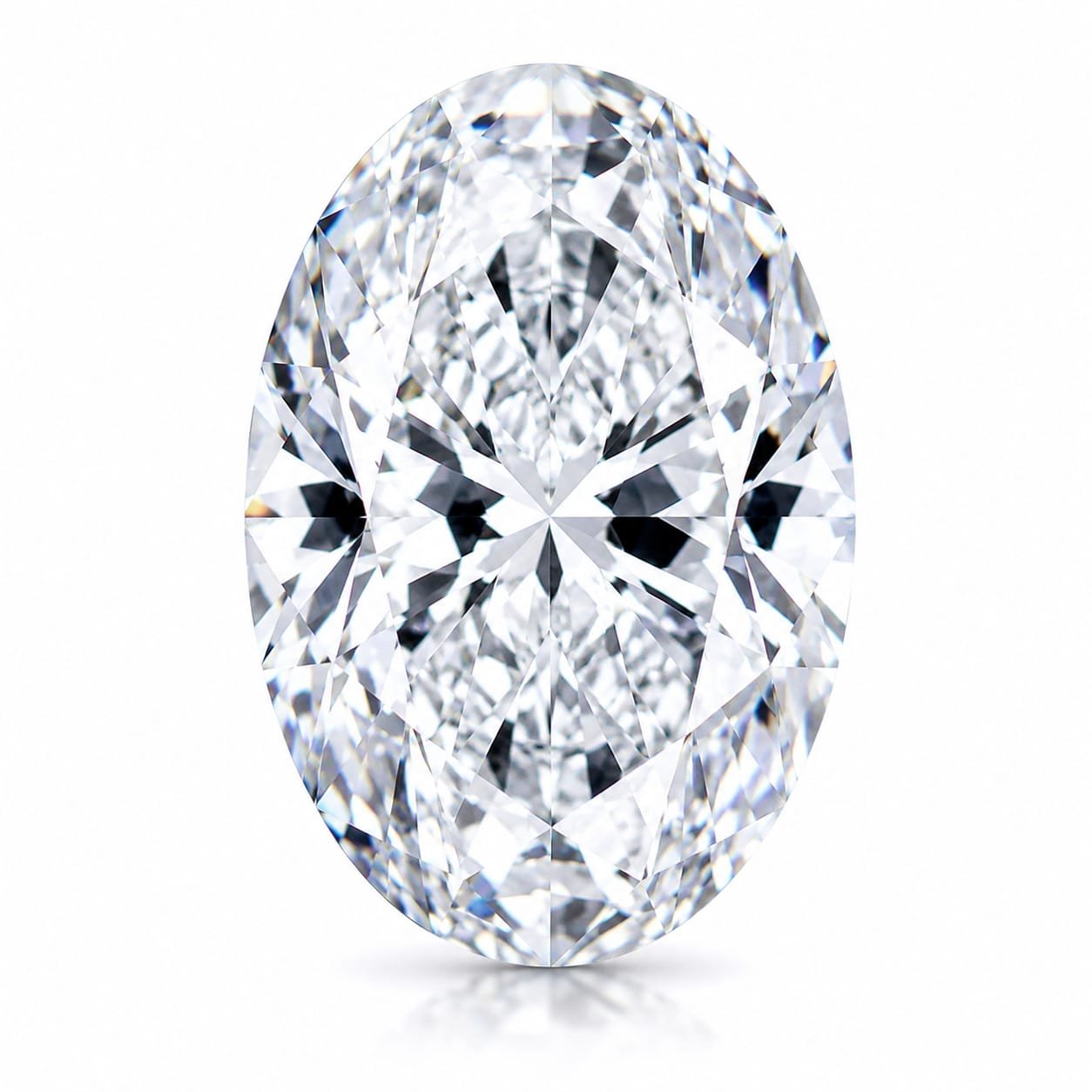 Oval loose diamond