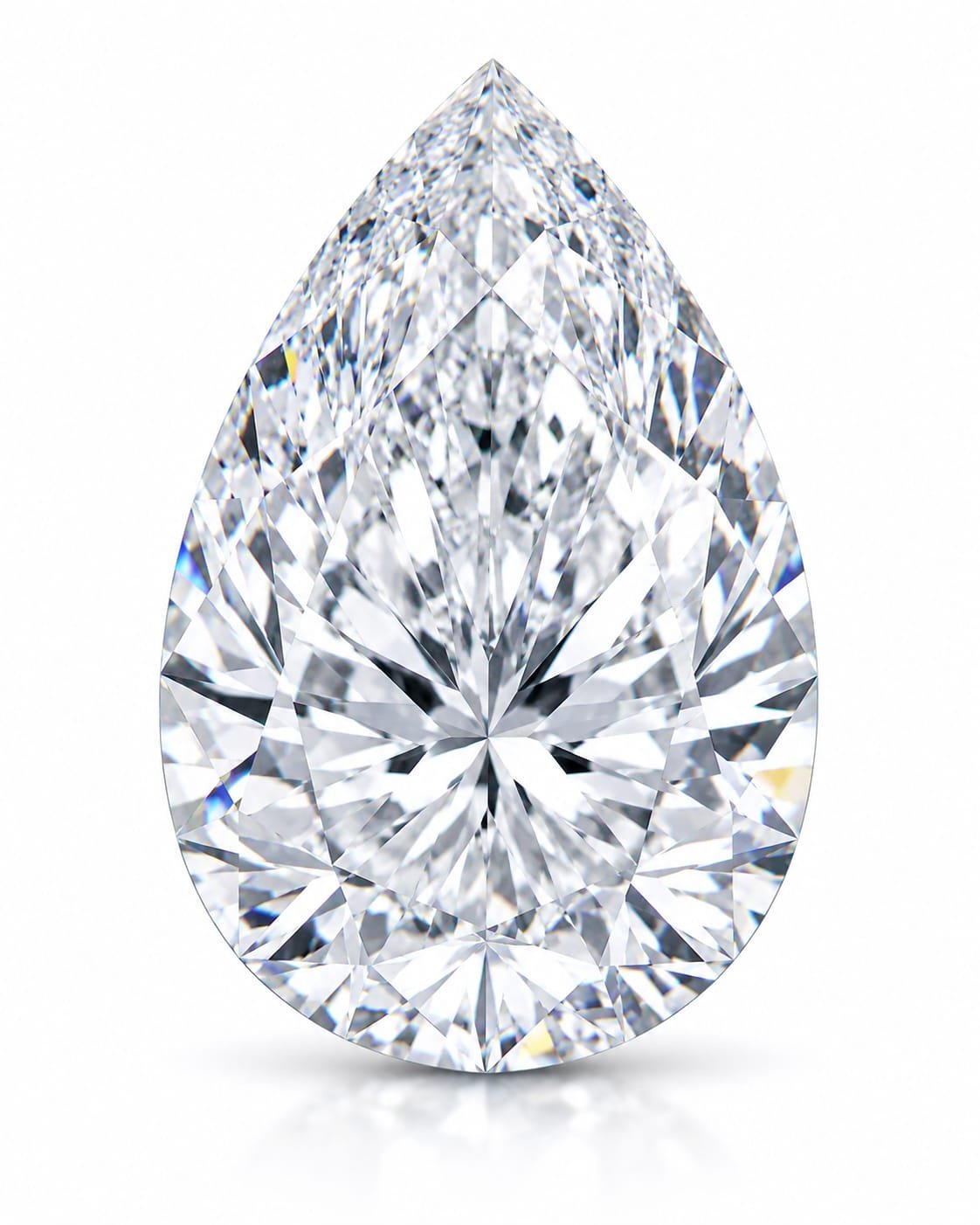 Pear shaped loose diamond