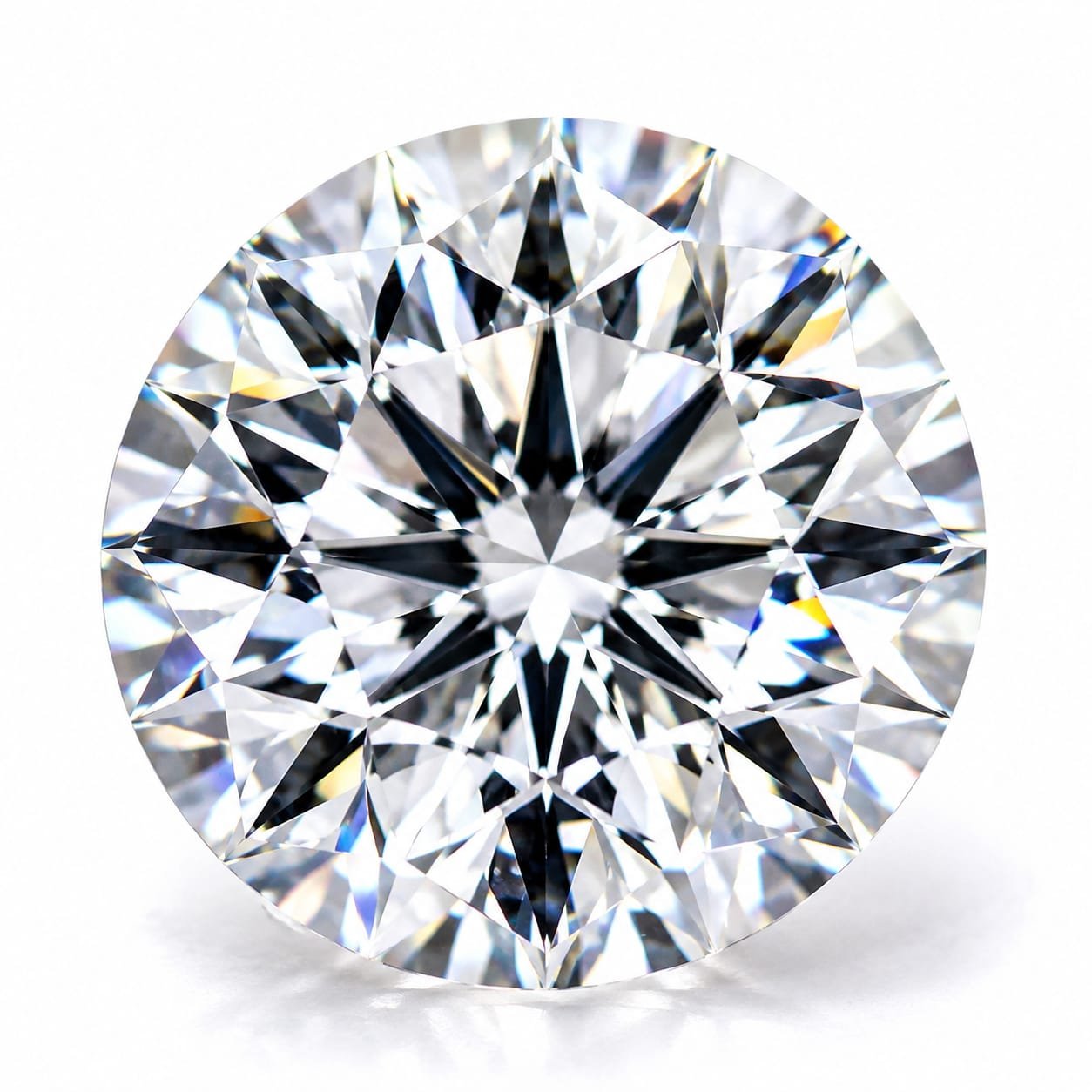 Round brilliant loose diamond
